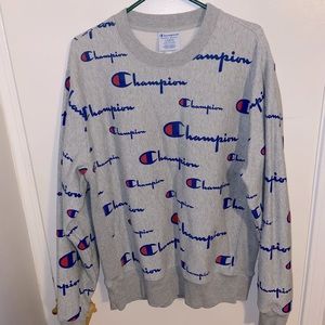 Champion Crew Neck Sweater- Size Large